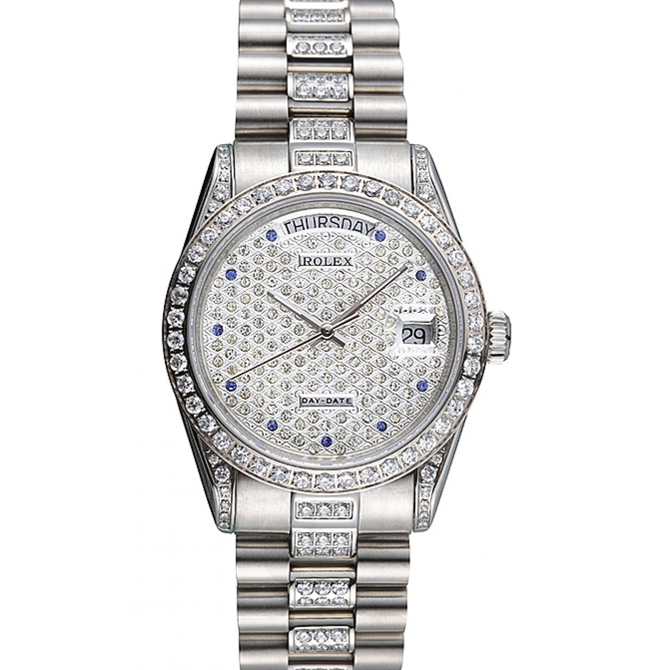 Aaa replica watch Diamonds-srl182 621612 Day-Date Rolex Swiss 0816